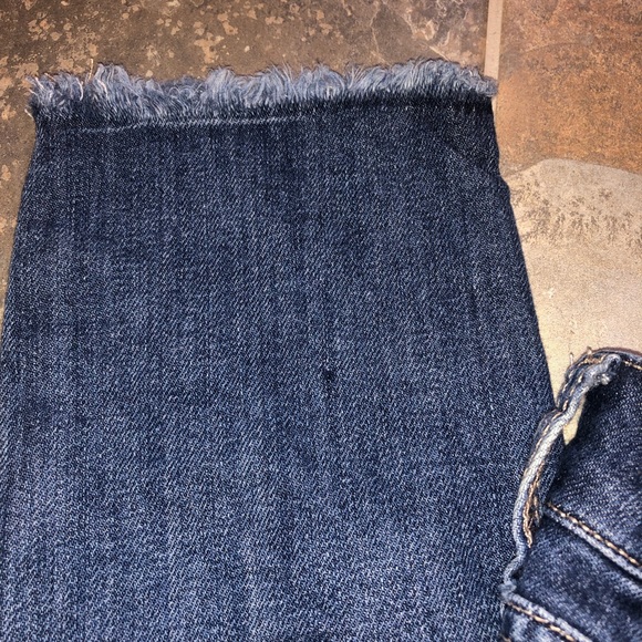 Joe’s Jeans Skinny Ankle Raw Hem High Rise Blanche - Picture 5 of 9